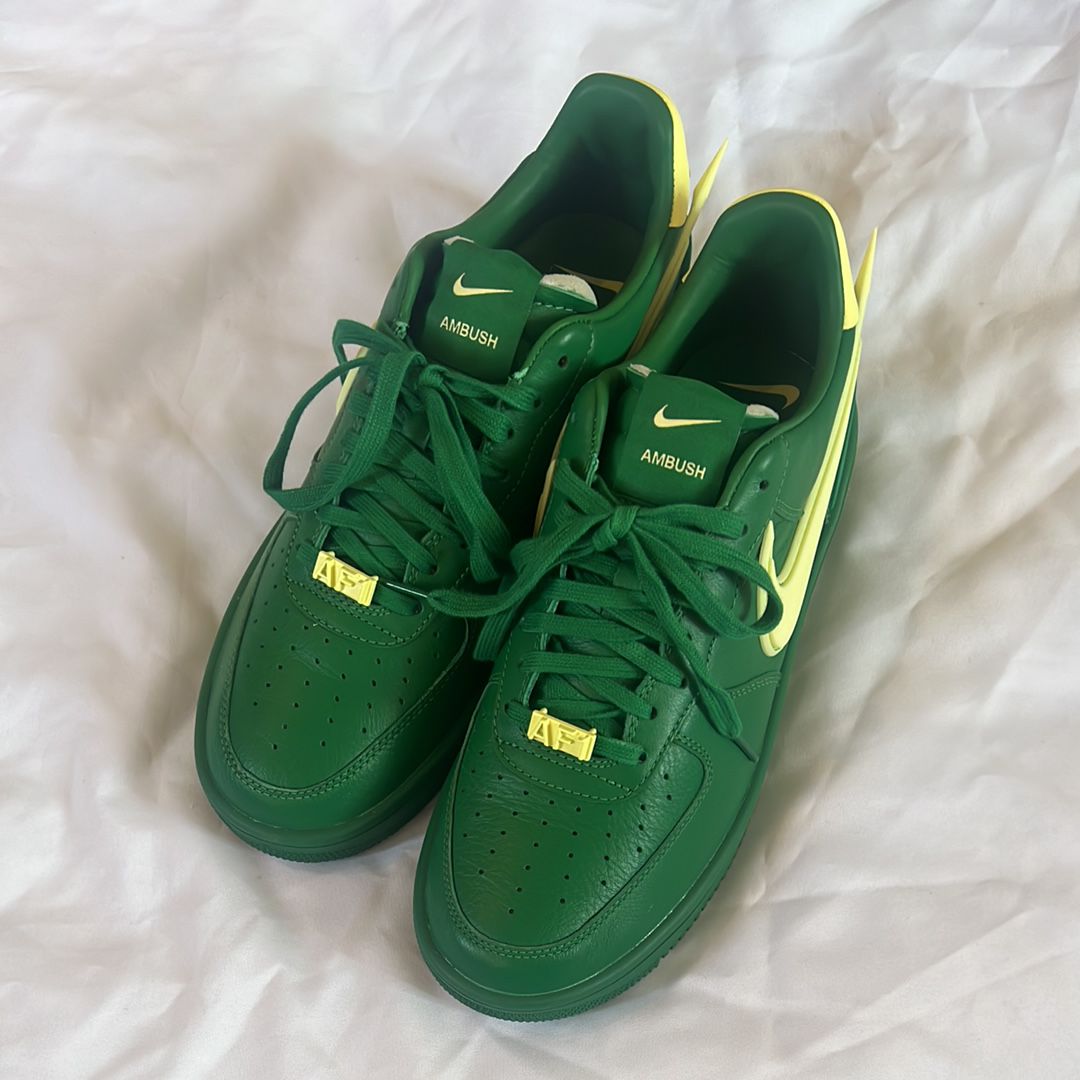 AMBUSH × Nike Air Force 1 Low "Pine Green and Citron"