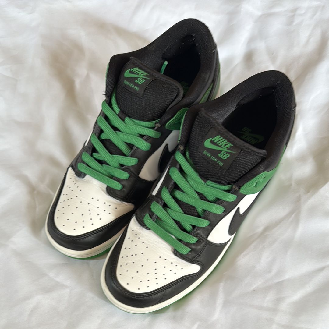 Nike SB Dunk Low Pro "Black and Classic Green"