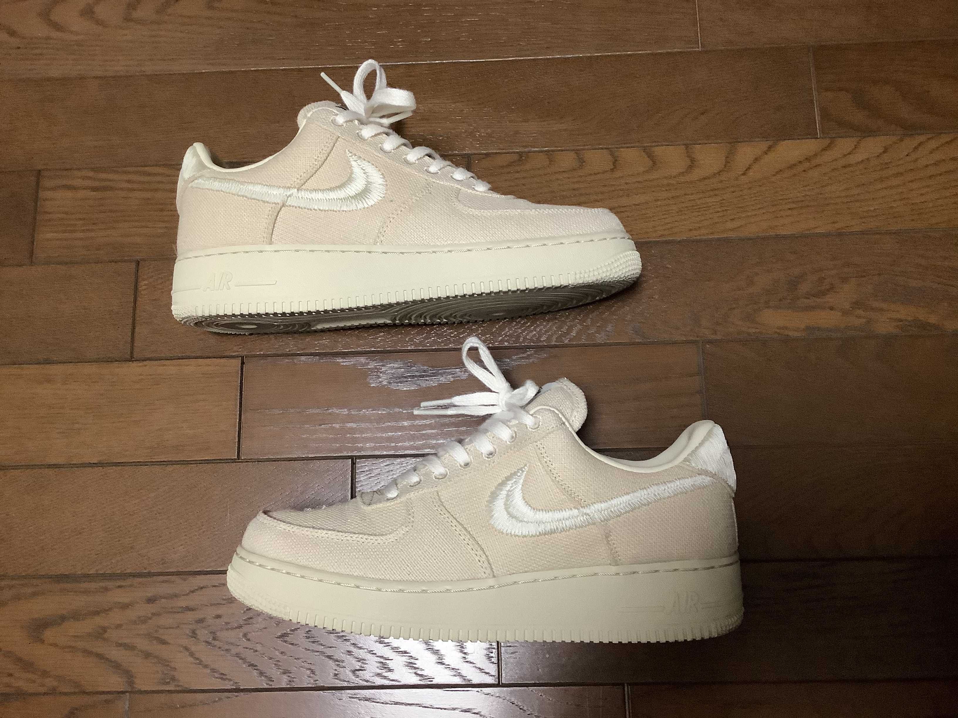 Stussy × Nike Air Force 1 Low "Fossil Stone"