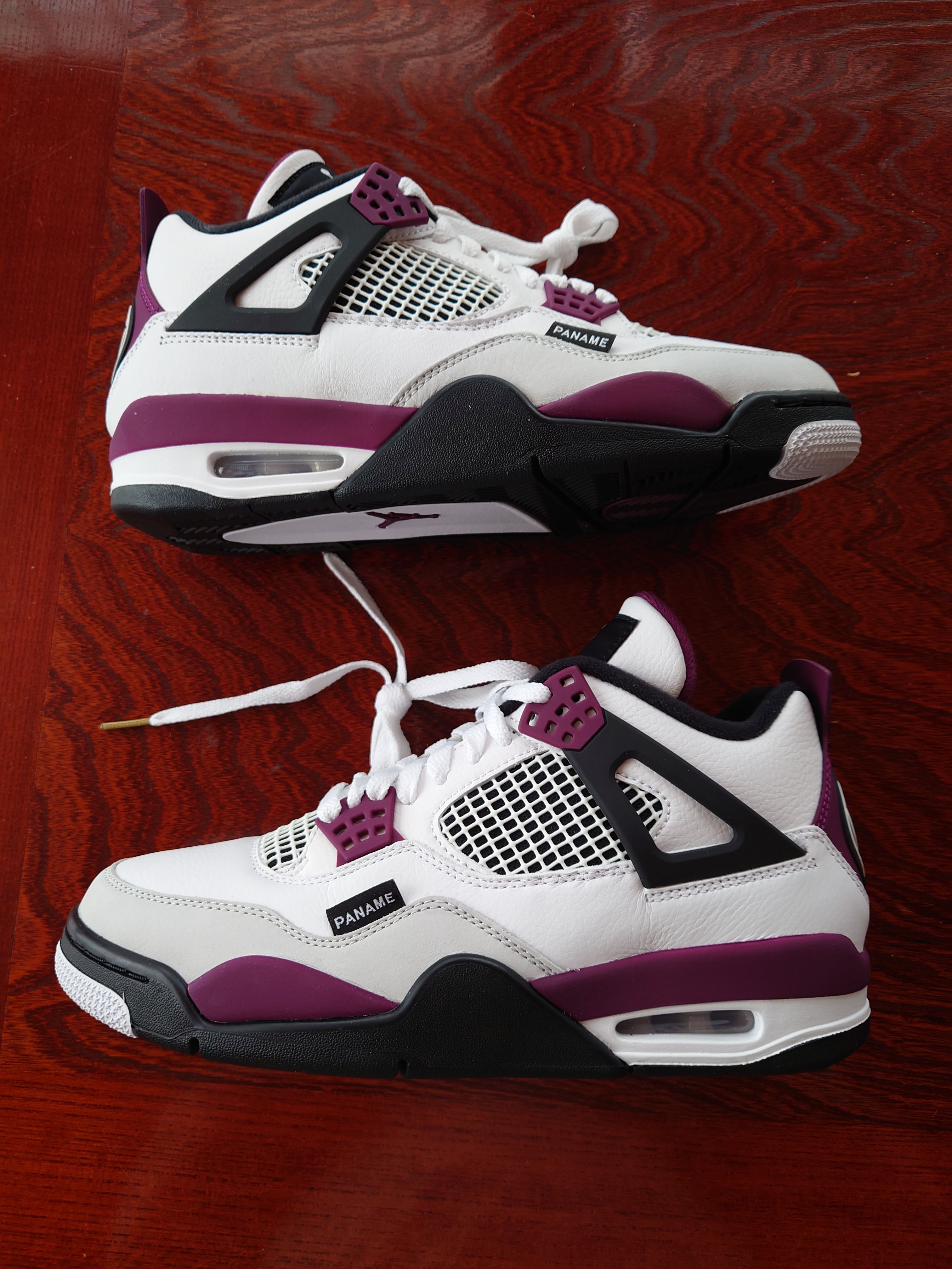Paris Saint Germain ×Nike Air Jordan 4 Retro "White/Bordeaux/Neutral Gray"