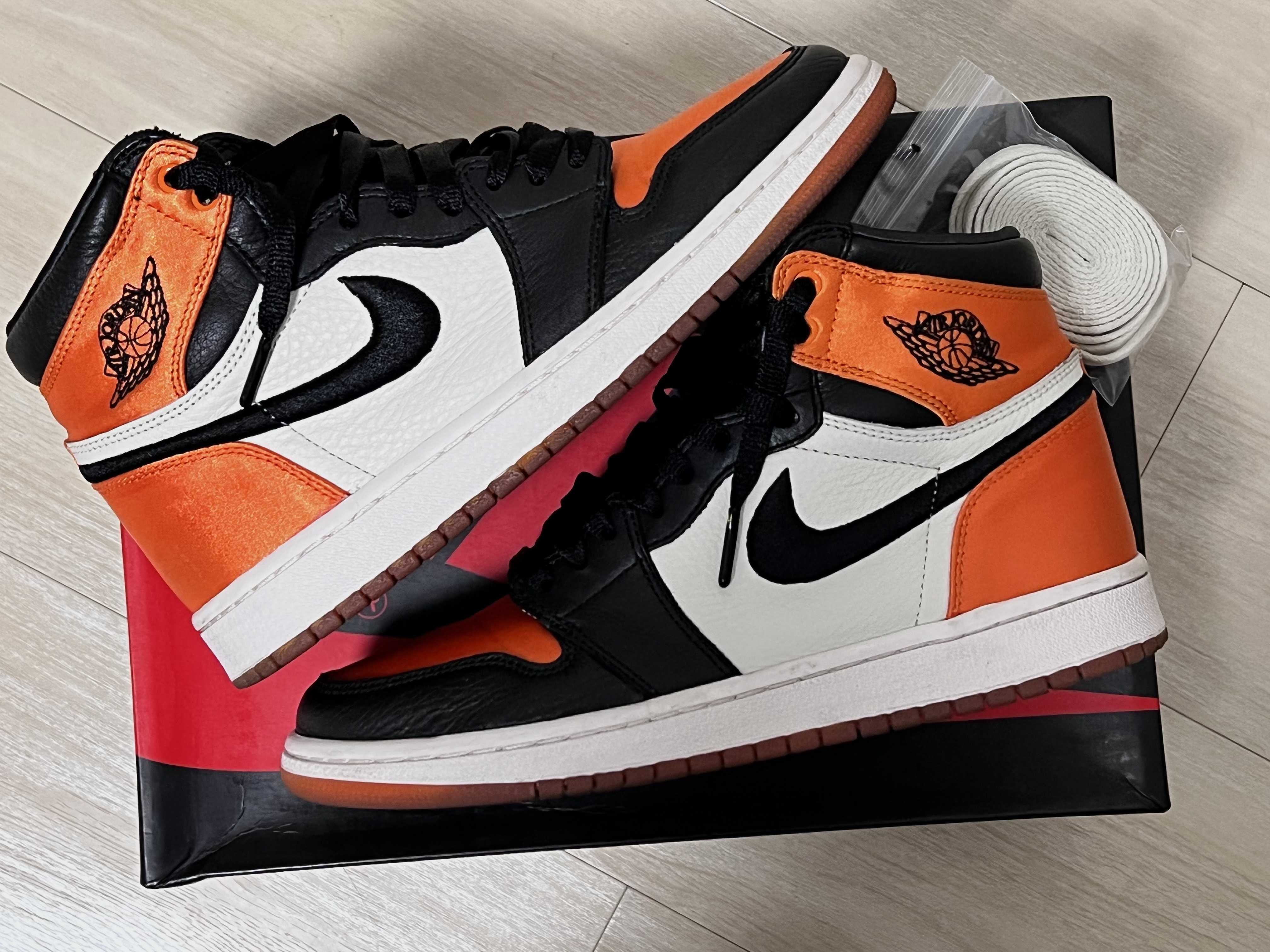 Nike Women's Air Jordan 1 High "Satin Shattered Backboard"