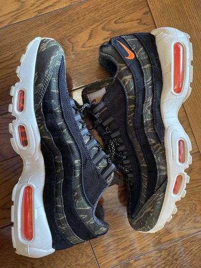 Carharte WIP × Nike Air Max 95 "Black/Sail/Total Orange"