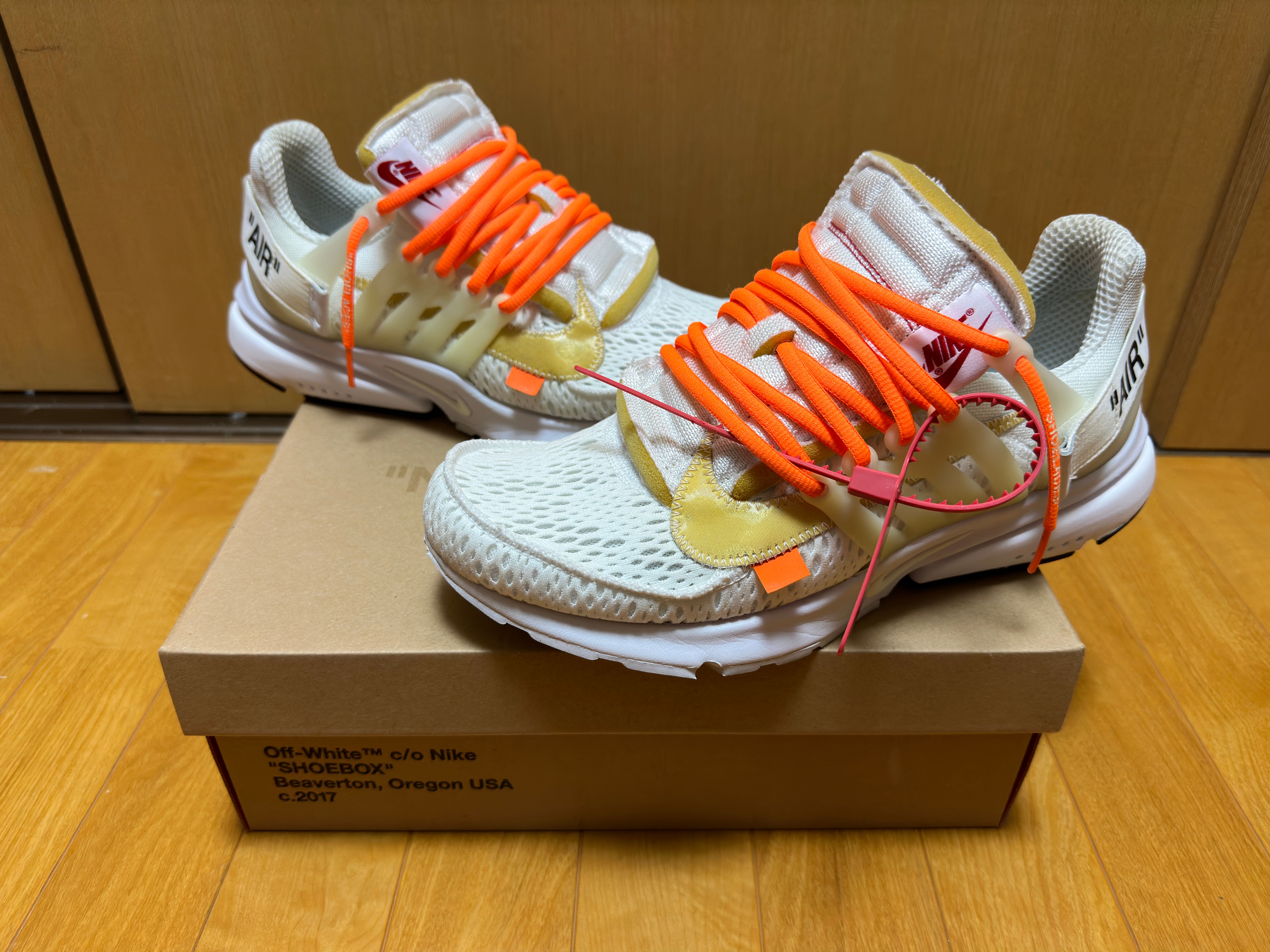 Off-White × Nike Air Presto "White/Black/Cone"