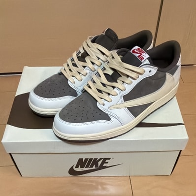 Travis Scott × Nike Air Jordan 1 Low OG SP "Reverse Mocha/Sail and Ridgerock"