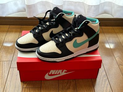 Nike Dunk High Retro EMB "Pearl White and Washed Teal"
