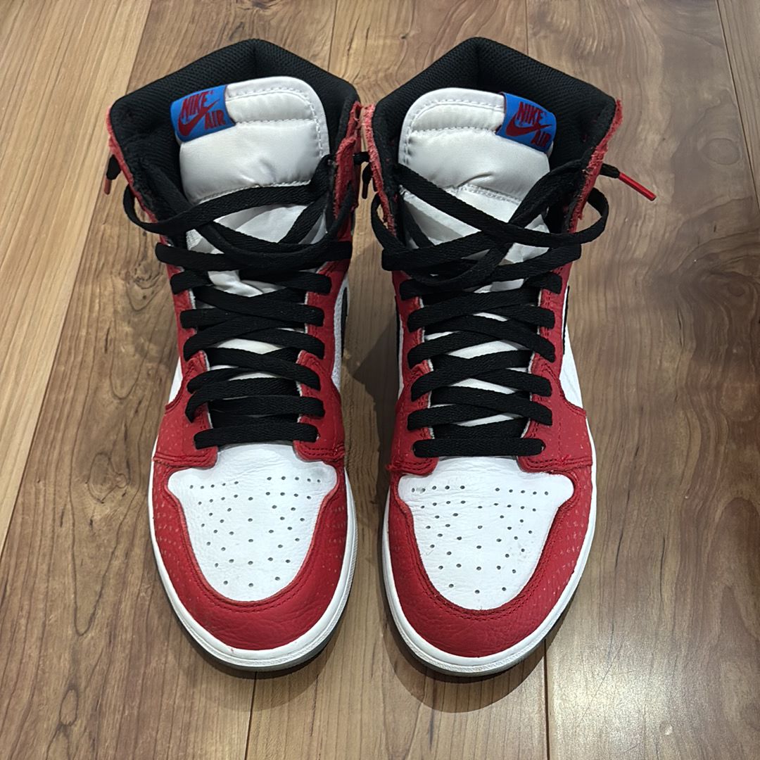 Spiderman × Nike Air Jordan 1 Origin Story "Gym Red/White/Photo Blue/Black"