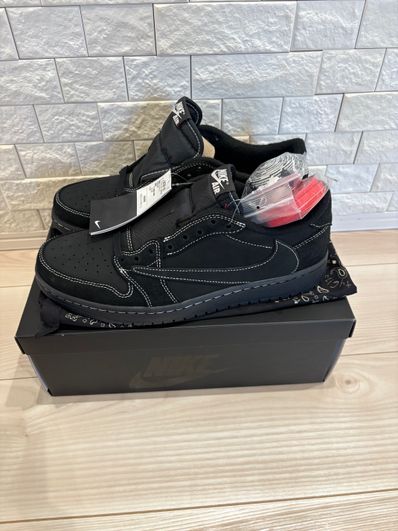 Travis Scott × Nike Air Jordan 1 Low OG SP "Black Phantom"