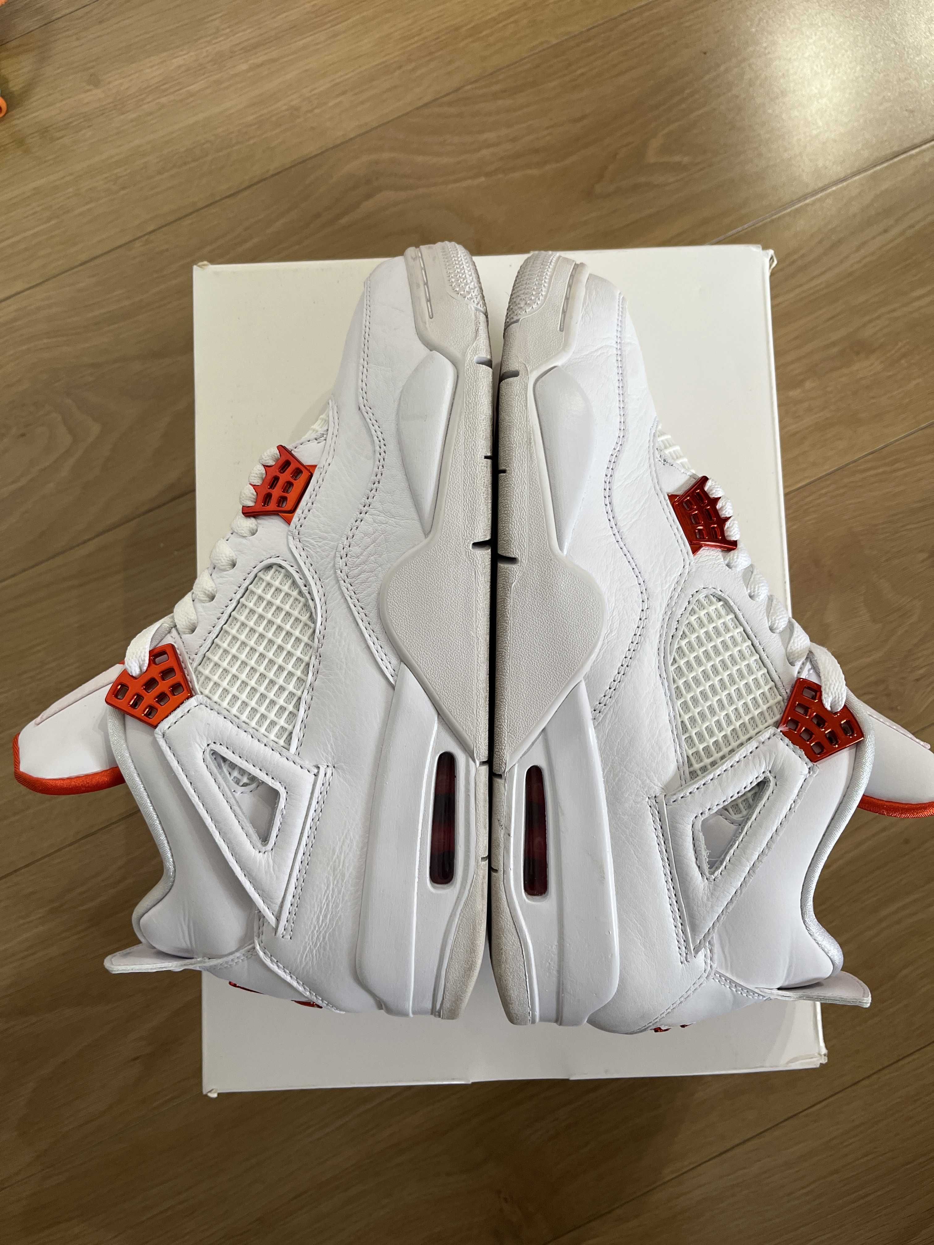 Nike Air Jordan 4 Retro "White/Team Orange"