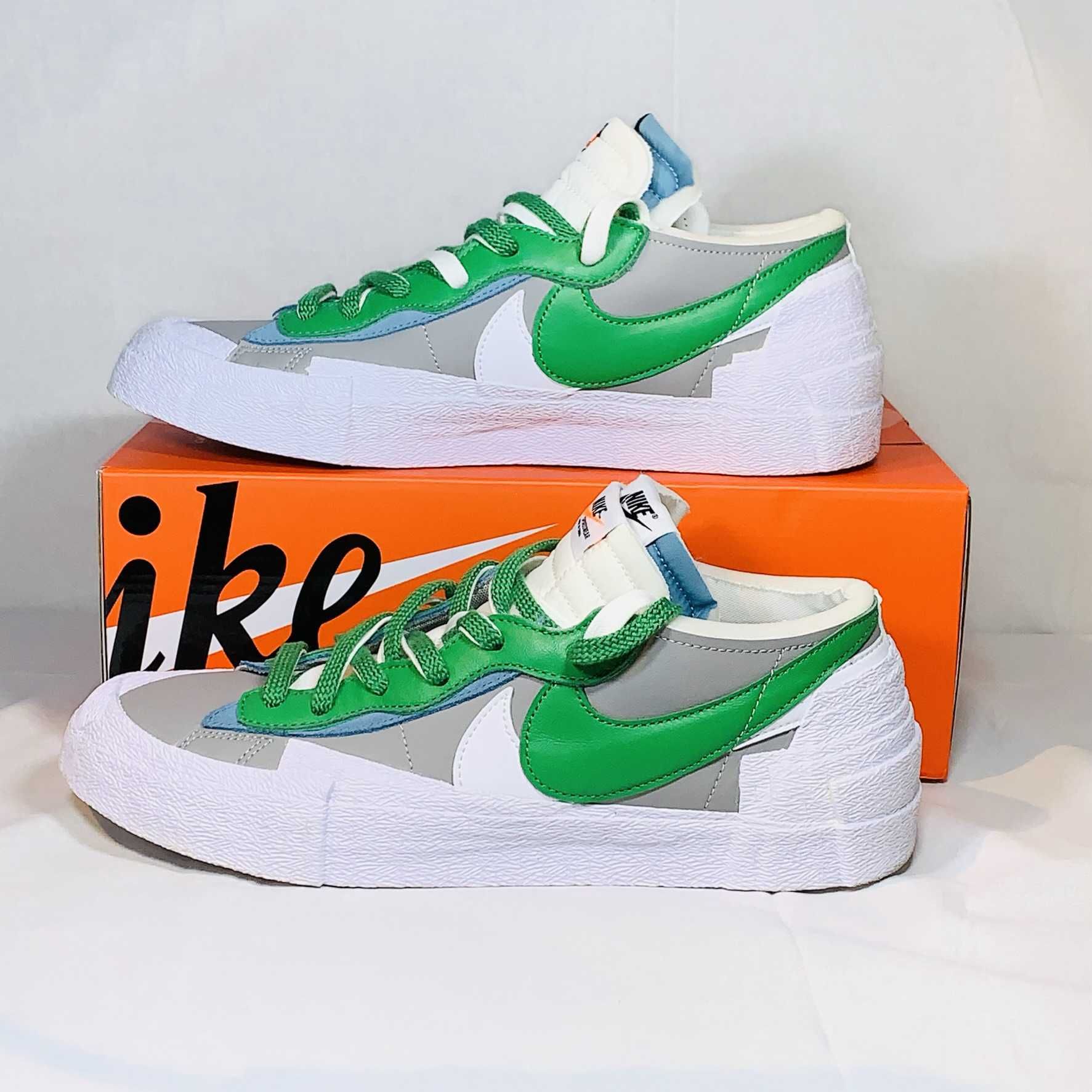 sacai × Nike Blazer Low "Classic Green"