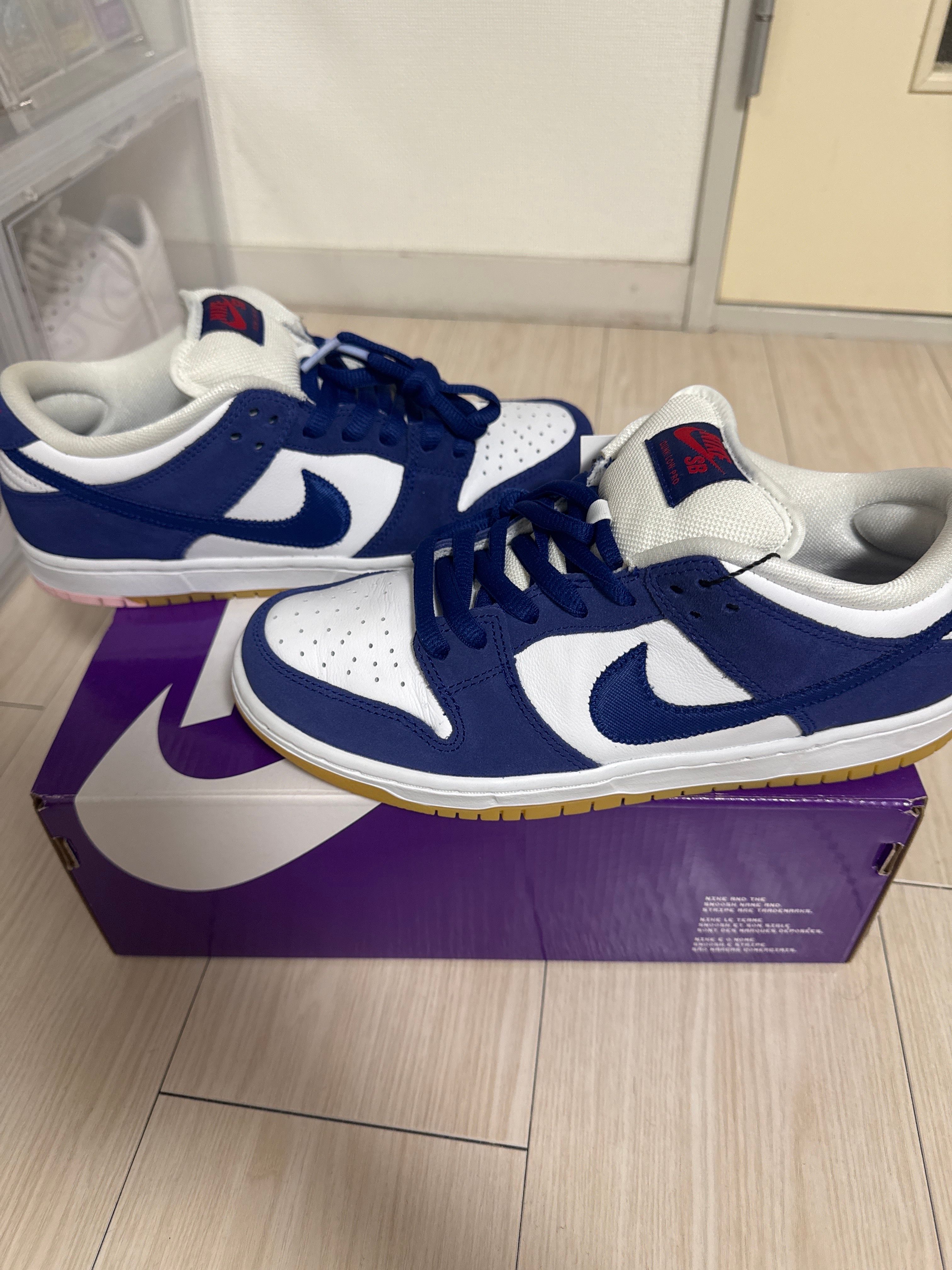 Nike SB Dunk Low "Los Angeles Dodgers/Deep Royal Blue"
