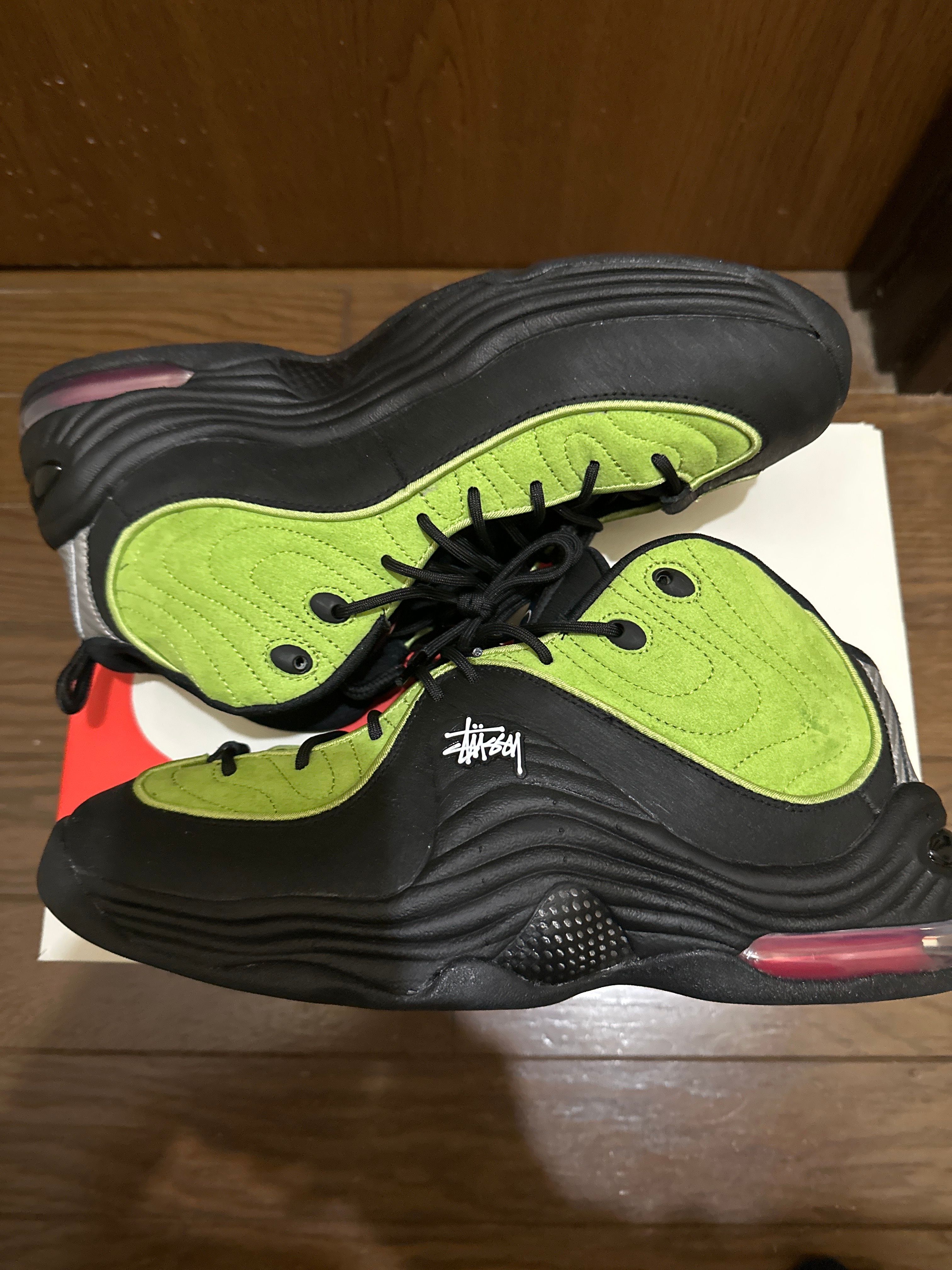 Stussy × Nike Air Penny 2 "Black/Green"