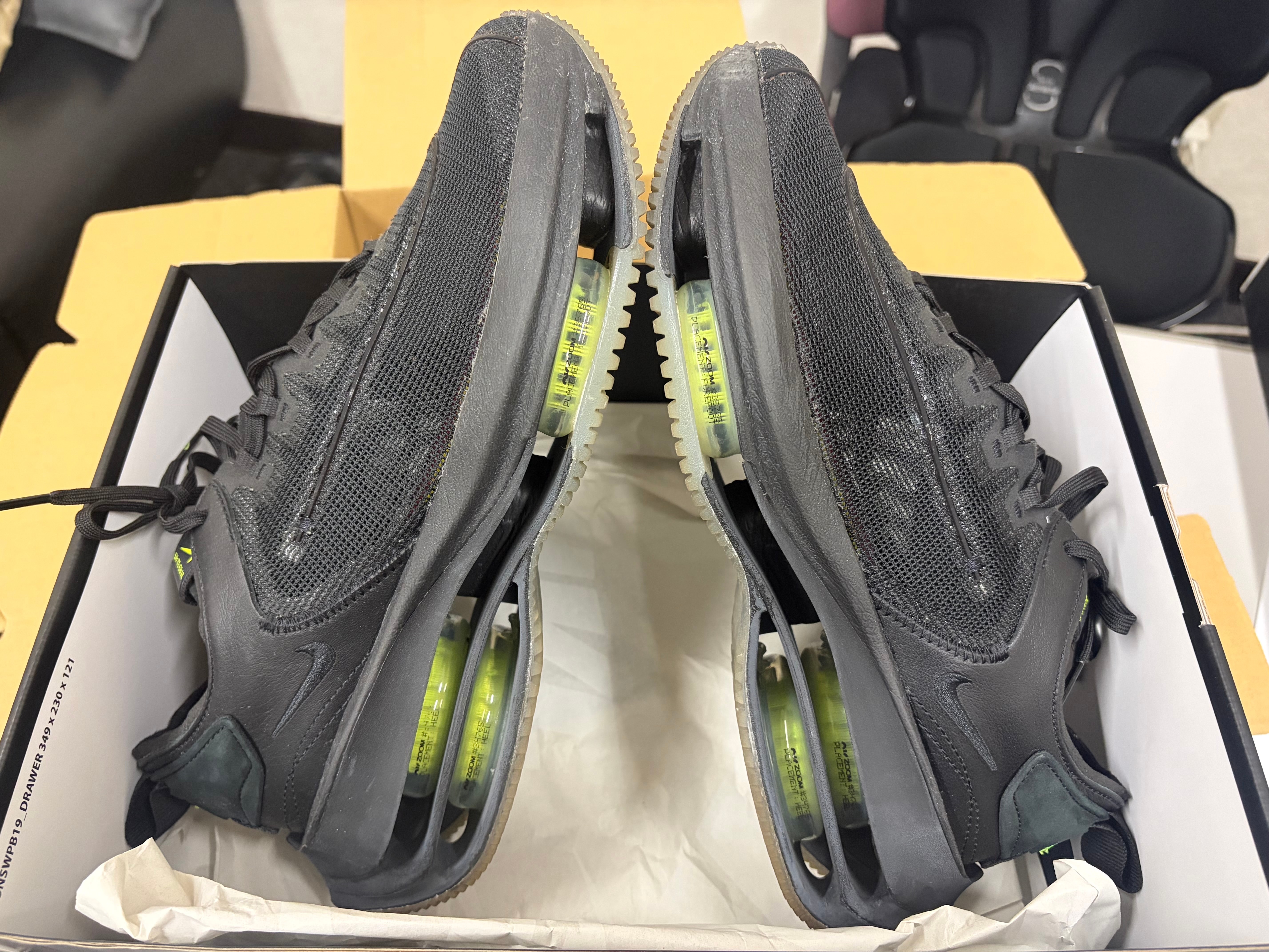 NIKE Women's ZOOM DOUBLE STACKED "VOLT BLACK"