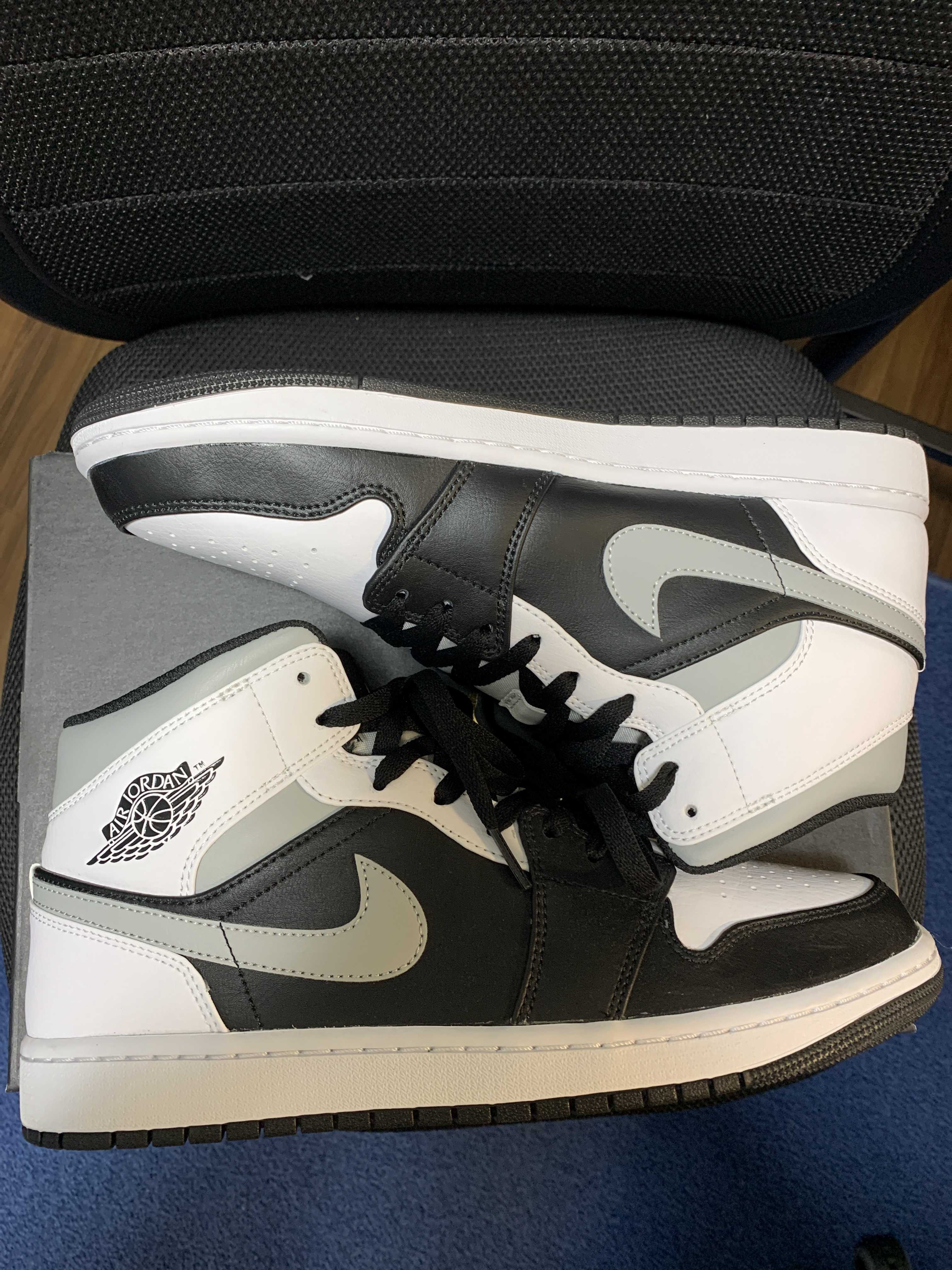 NIKE AIR JORDAN 1 MID "WHITE SHADOW"