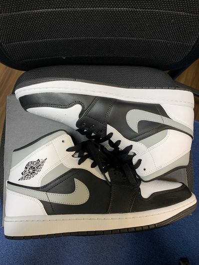 NIKE AIR JORDAN 1 MID "WHITE SHADOW"