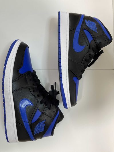 NIKE AIR JORDAN 1 MID "BLACK/BLUE"