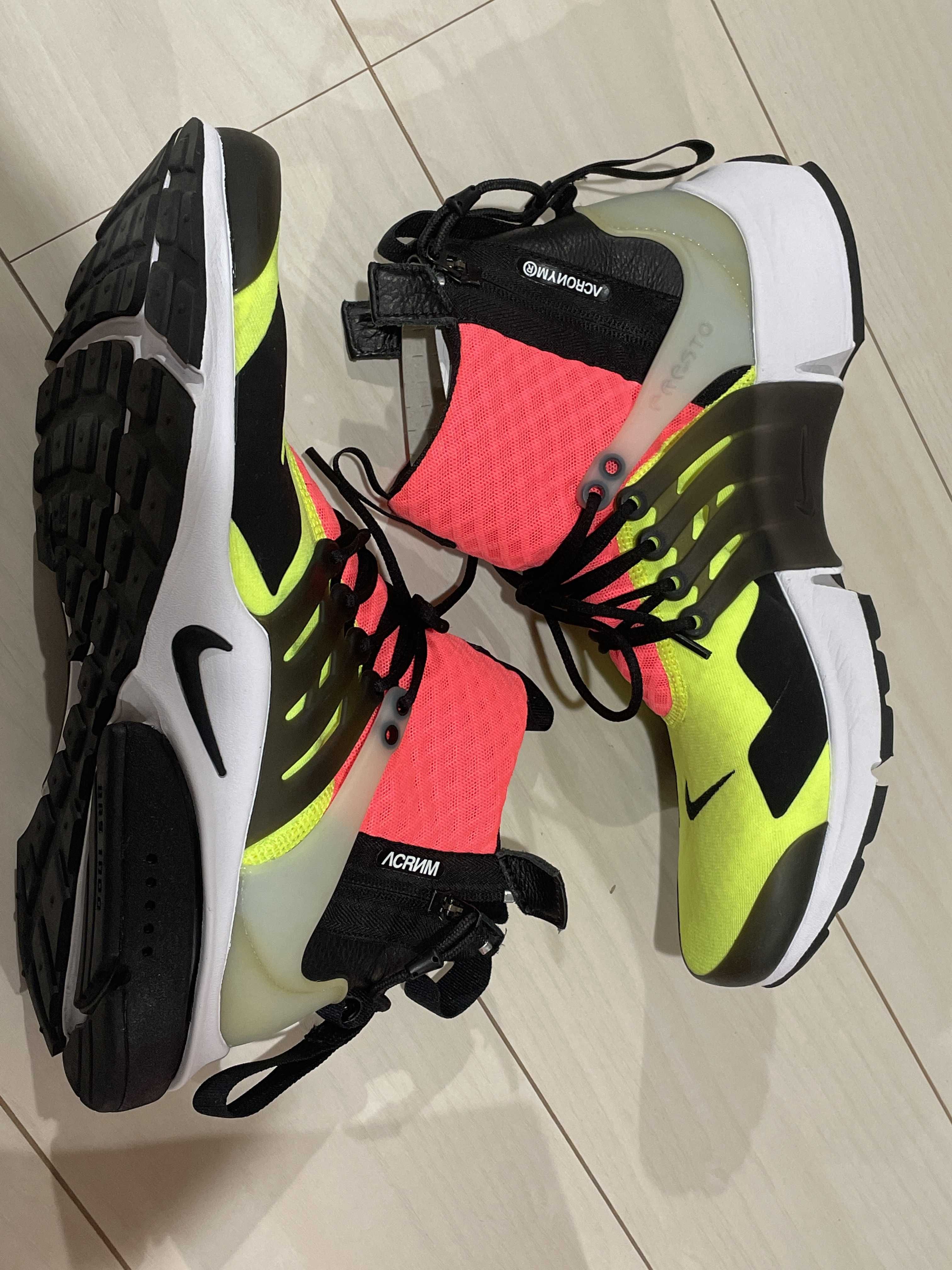ACRONYM × Nike Air Presto Mid "Hot Lava"