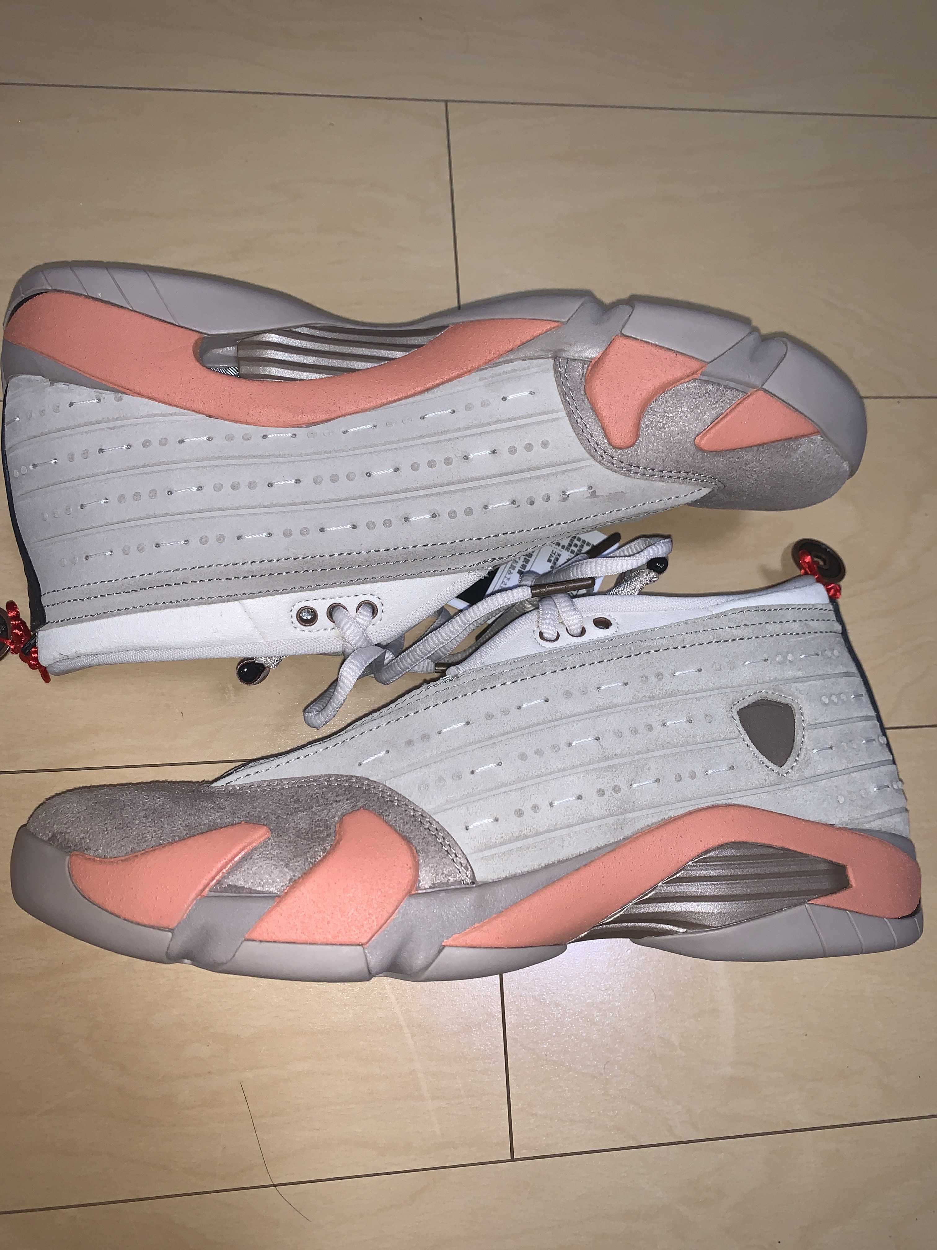 Clot × Nike Air Jordan 14 Low "Brown"