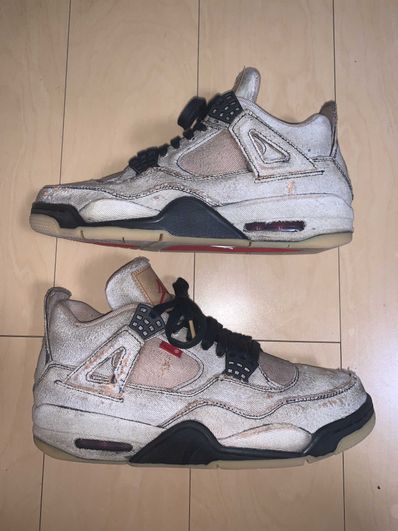 Nike × Levi's Air Jordan 4 "Black Denim" (Tag: ®)