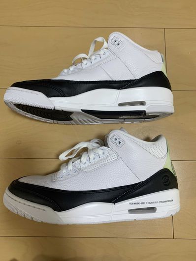 Fragment × Nike Air Jordan 3 "White/Black"