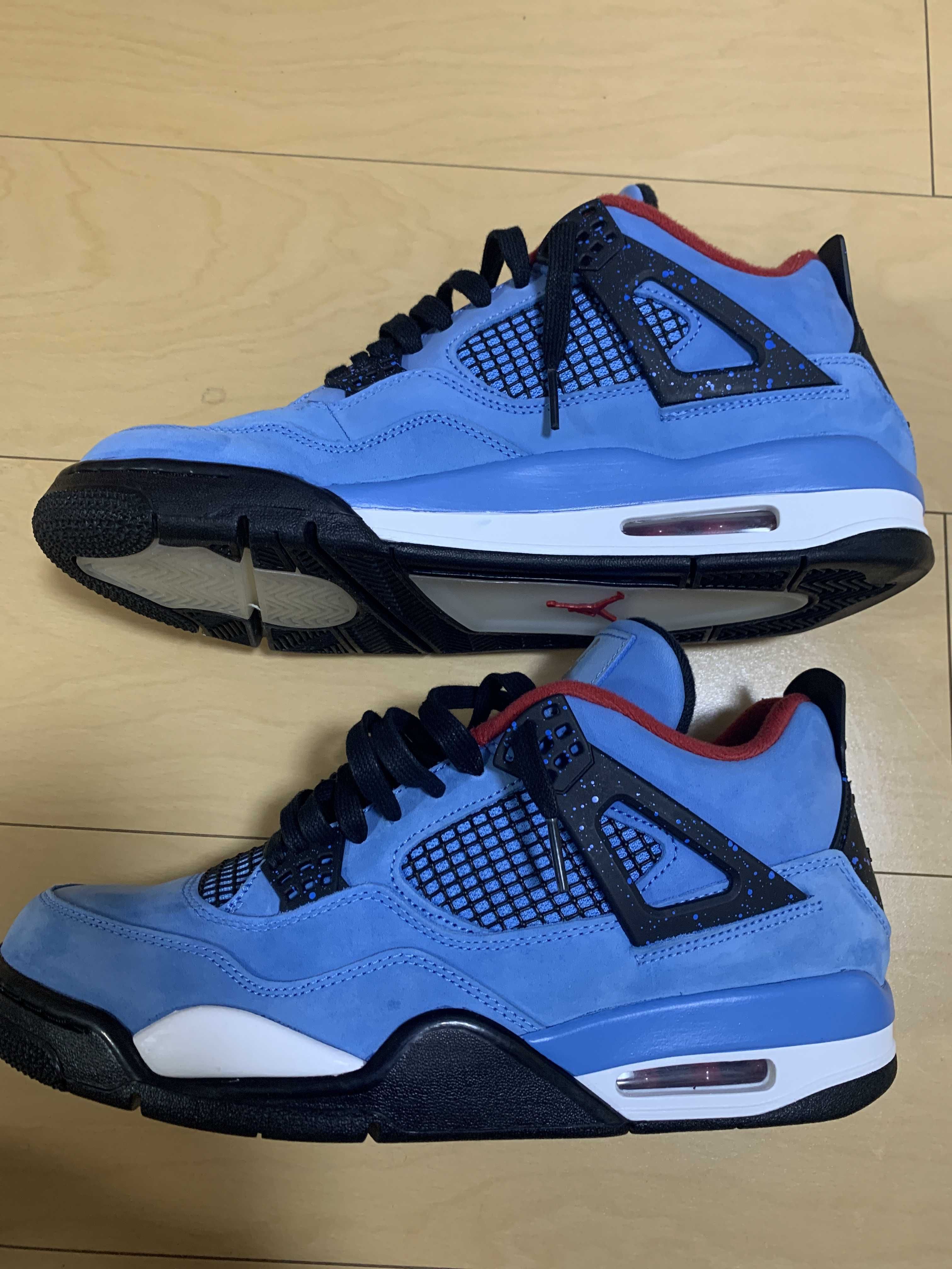Travis Scott × Nike Air Jordan 4 Retro Cactus Jack "University Blue"