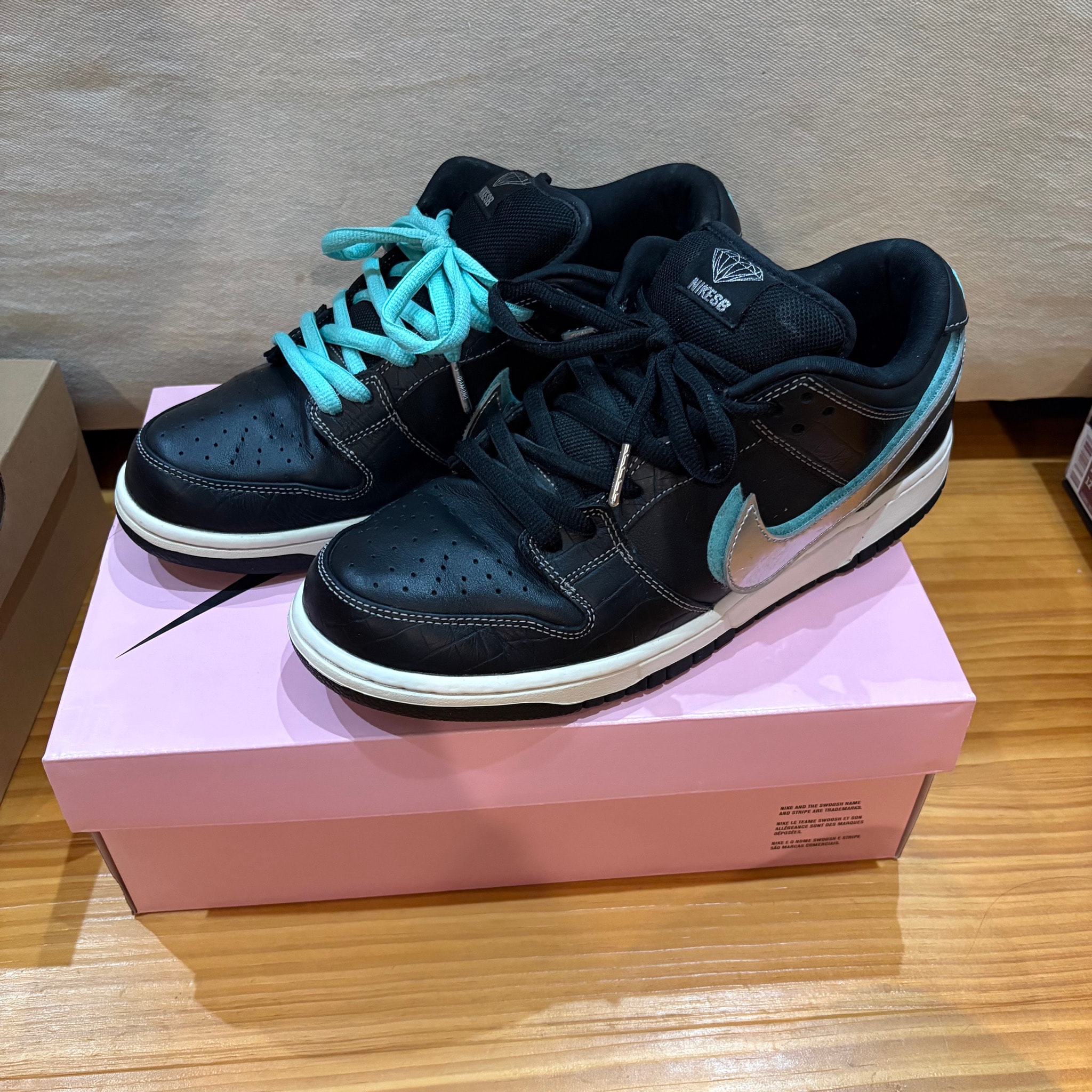 Diamond Supply Co. × Nike SB Dunk Low Pro "Black"