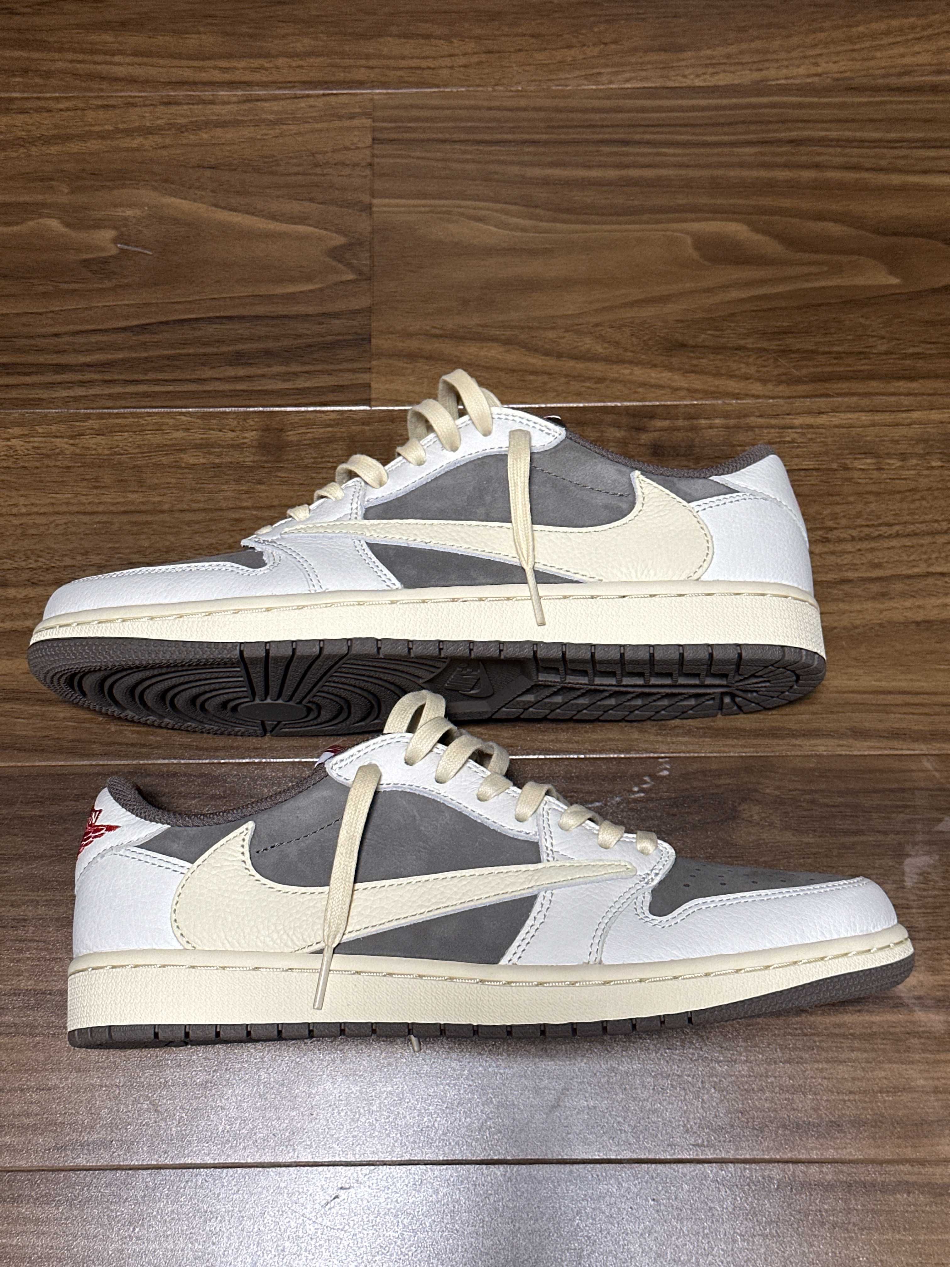 Travis Scott × Nike Air Jordan 1 Low OG SP "Reverse Mocha/Sail and Ridgerock"