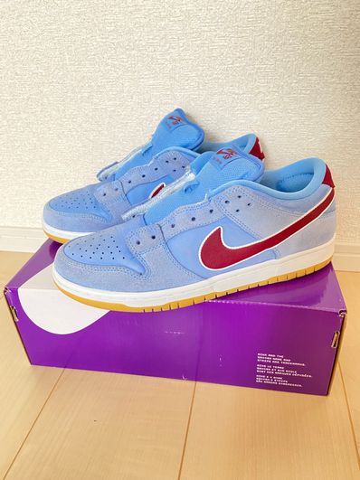 Nike SB Dunk Low Pro "Philadelphia Phillies/Valor Blue and Team Maroon"