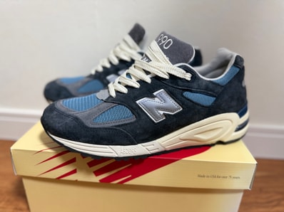 New Balance 990V2 "Navy/Castlerock"