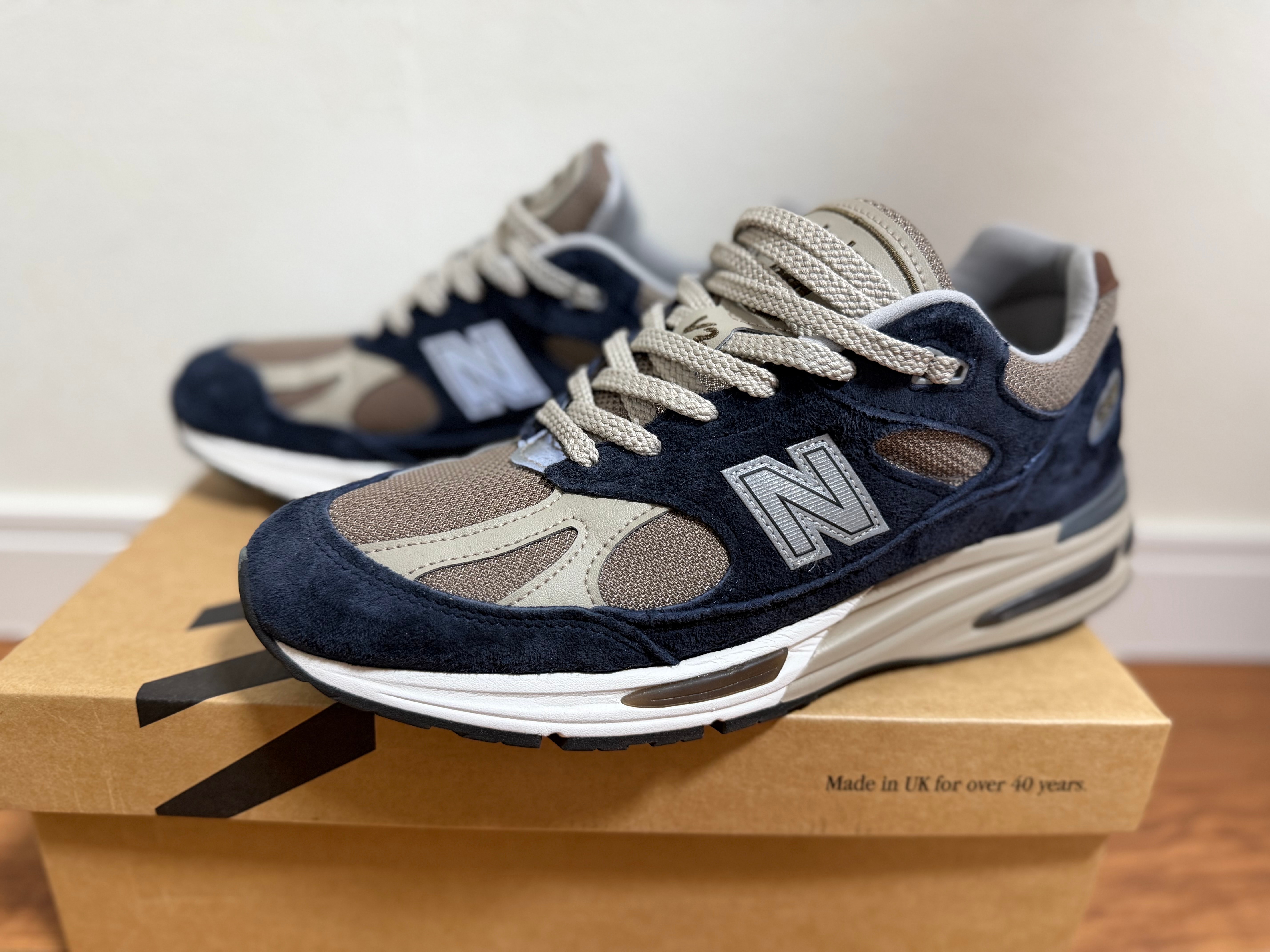 New Balance 991V2 "After Midnight/Sepia Tint/Plaza Taupe"