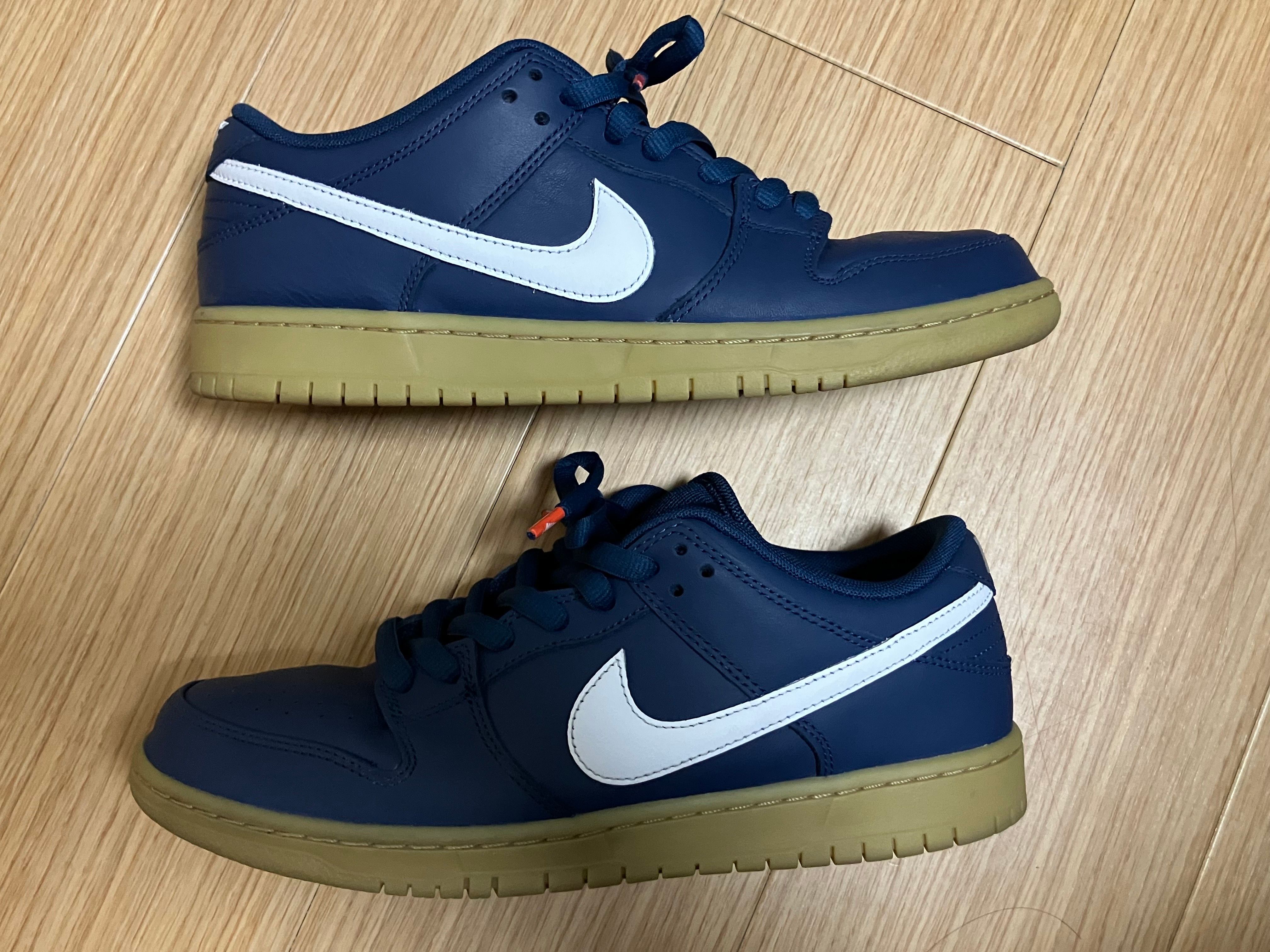 Nike SB Dunk Low Pro ISO Orange Label "Navy Gum"