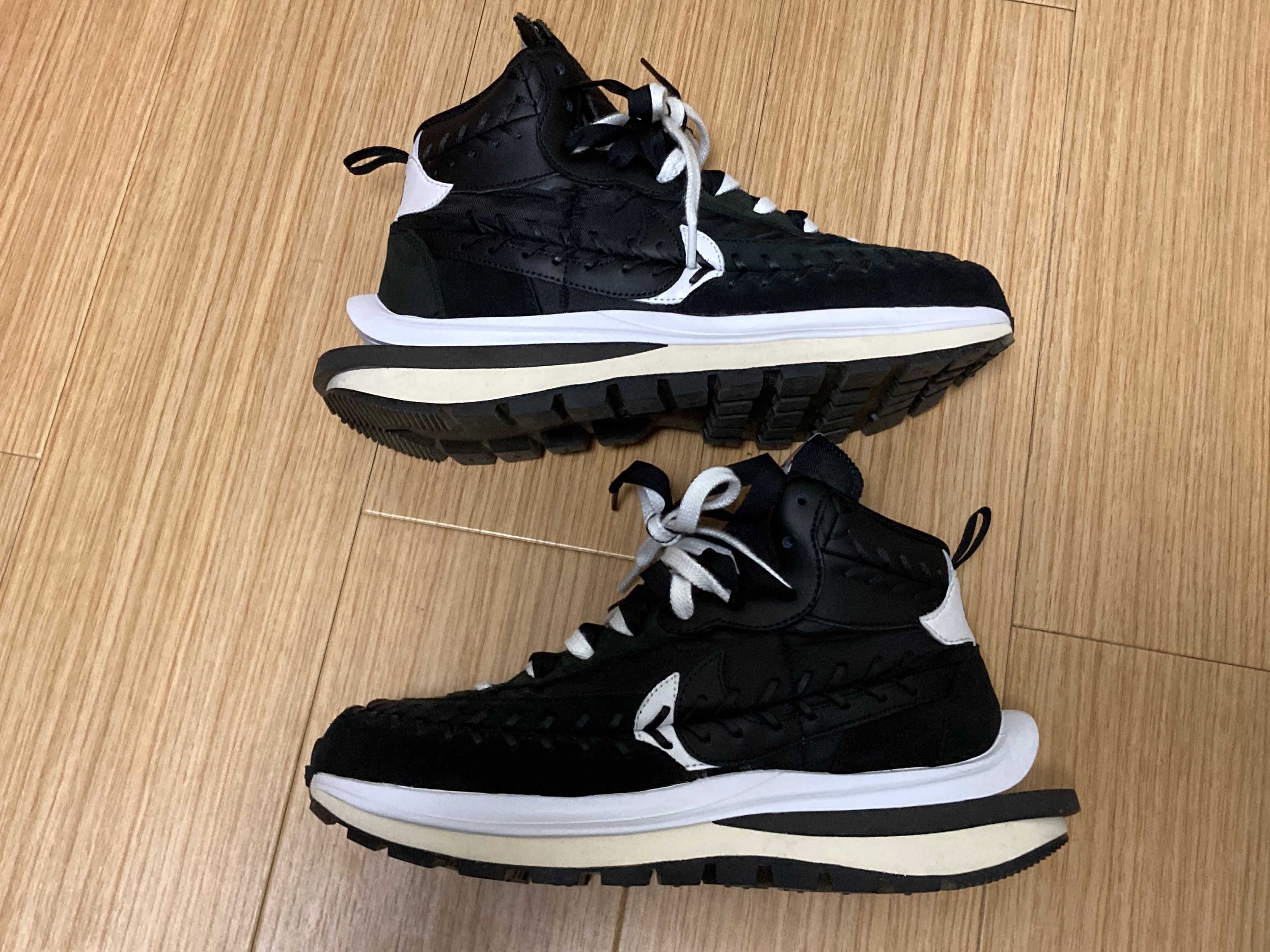 Jean-Paul Gaultier × sacai × Nike Vapor Waffle "Black/Black-White"