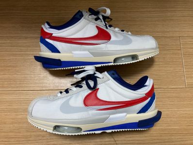 sacai × Nike Zoom Cortez "White and University Red"