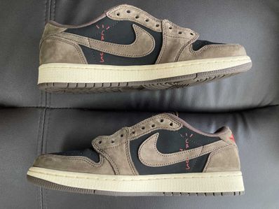 Travis Scott × Nike Air Jordan 1 Low OG SP-T "Black/Dark Mocha"