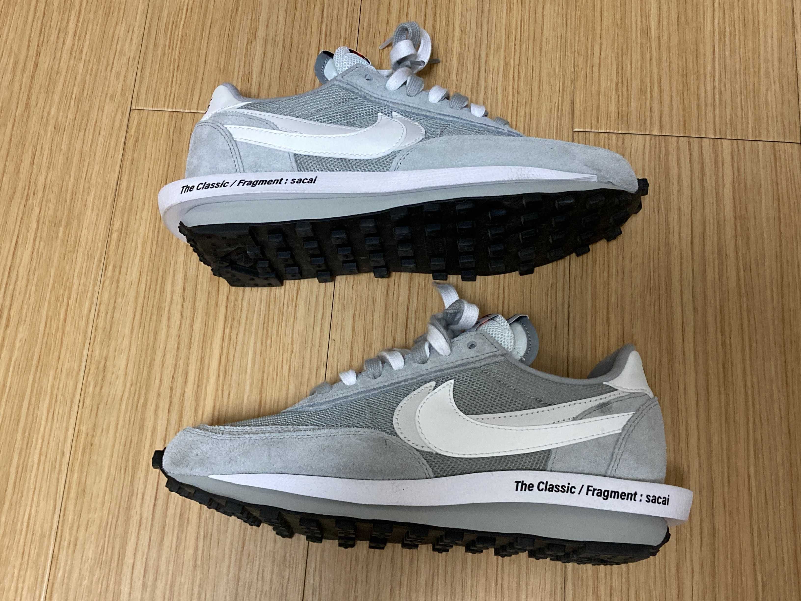 Fragment × sacai × Nike LD Waffle "Light Smoke Grey"
