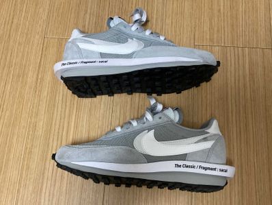 Fragment × sacai × Nike LD Waffle "Light Smoke Grey"