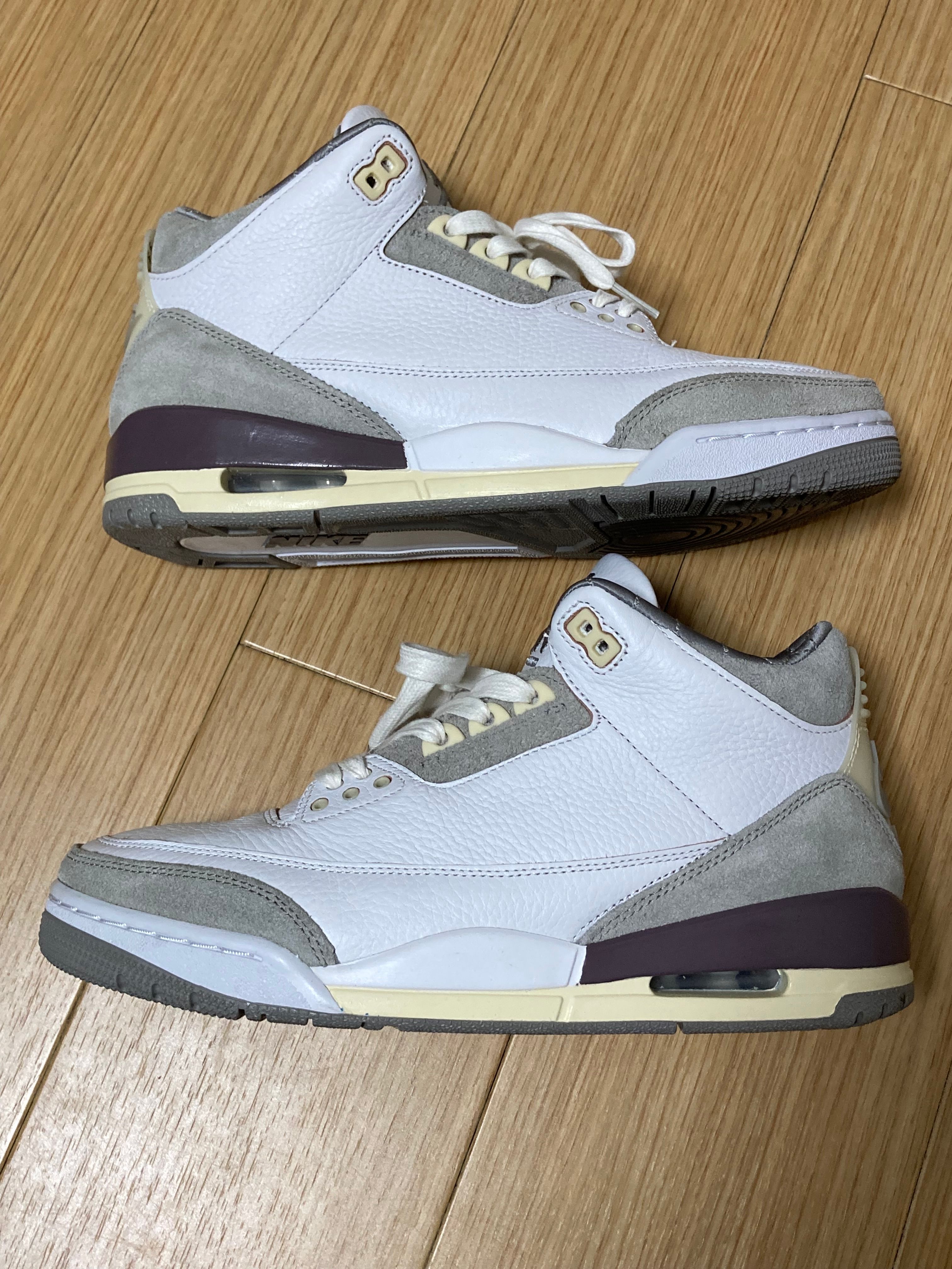 A Ma Maniere × Nike Women's Air Jordan 3 Retro SP "White/Medium Grey Violet Ore"