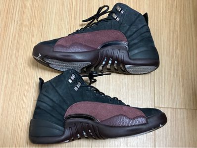 A Ma Maniere × Nike Women's Air Jordan 12 "Black and Burgundy Crush"