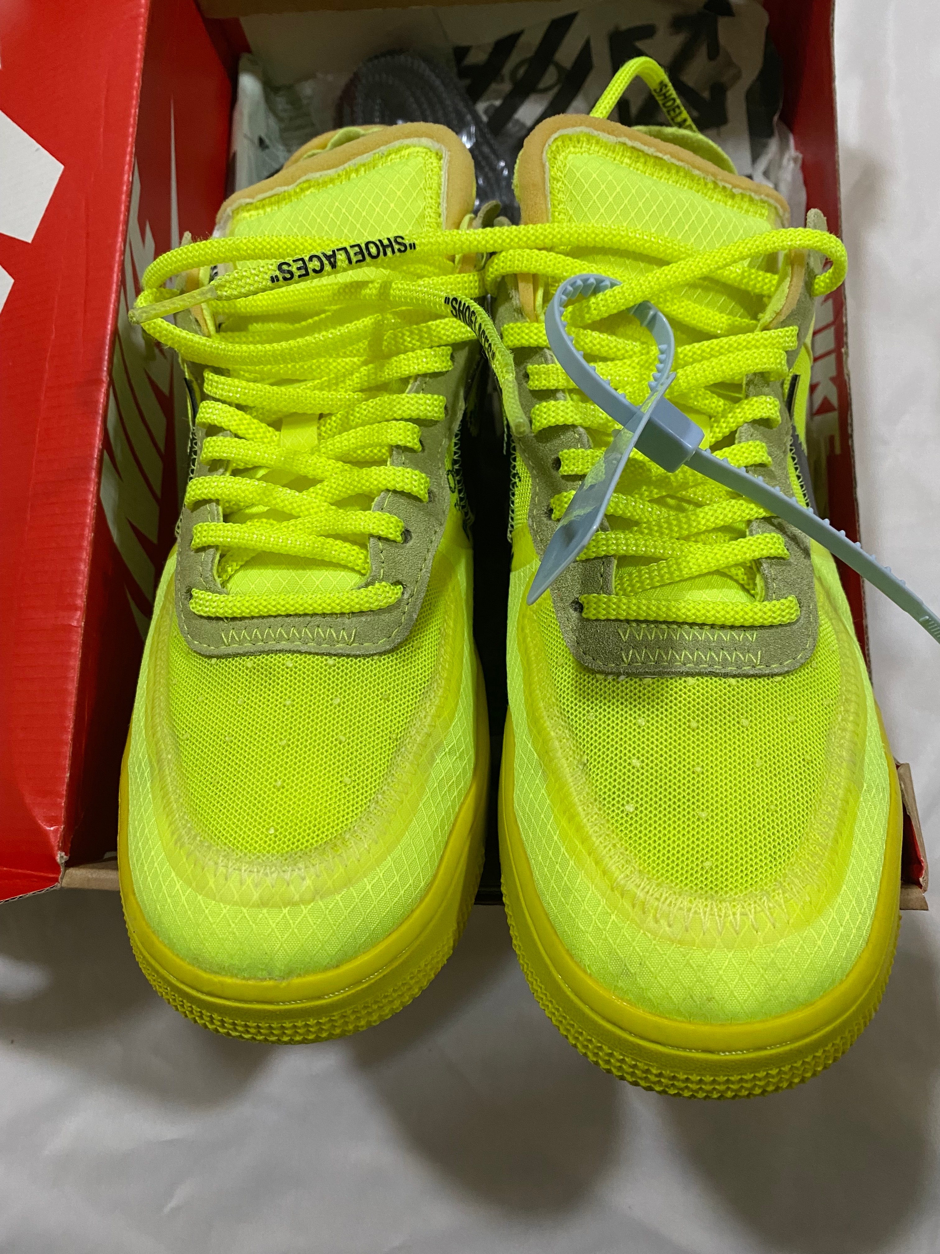 Off-White × Nike Air Force 1 Low "Volt"