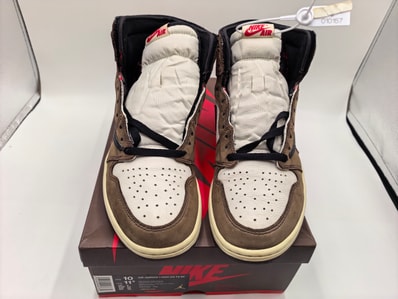 Travis Scott × Nike Air Jordan 1 Retro High OG TS SP "Sail/Dark Mocha"