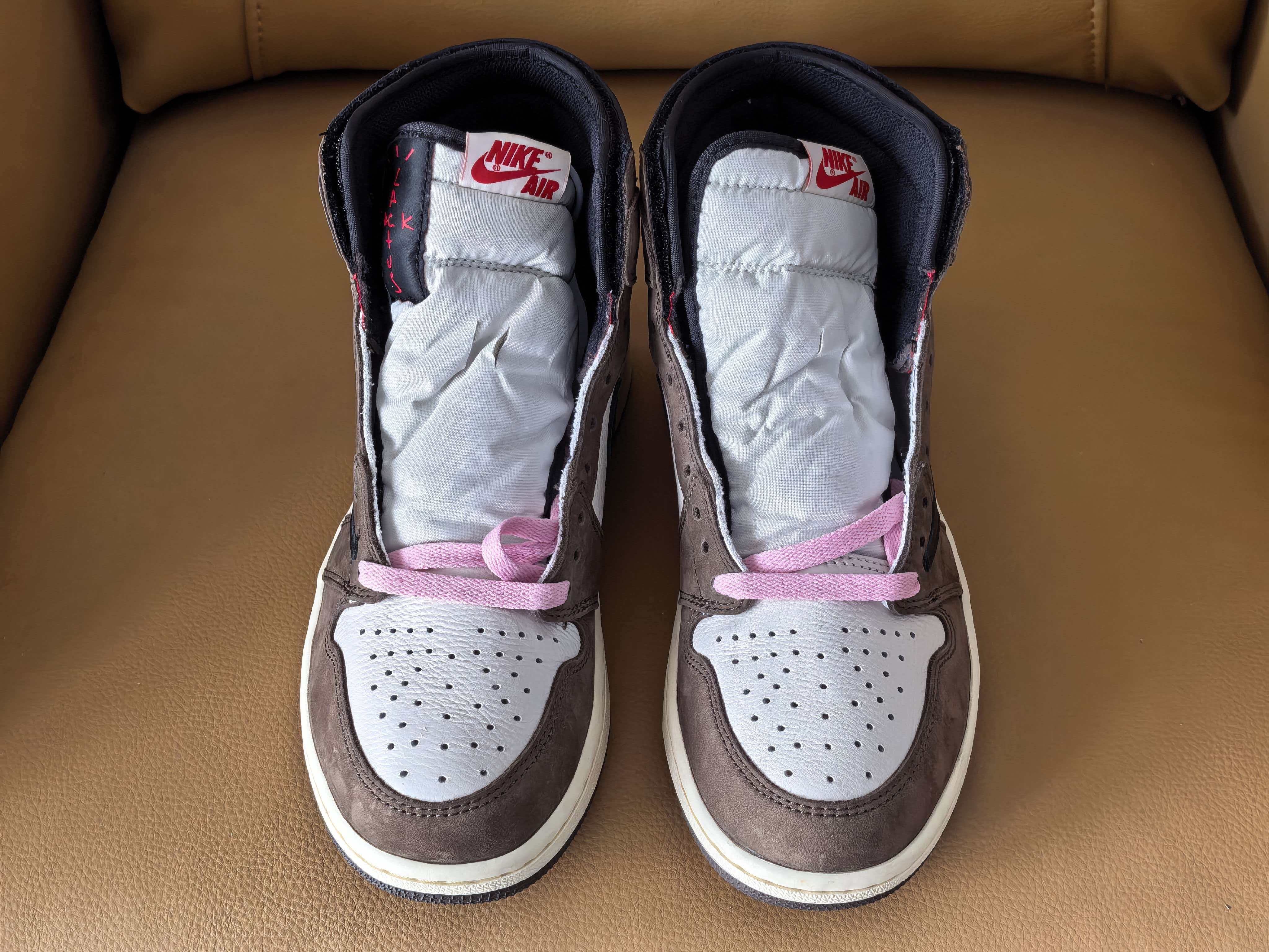 Travis Scott × Nike Air Jordan 1 Retro High OG TS SP "Sail/Dark Mocha"