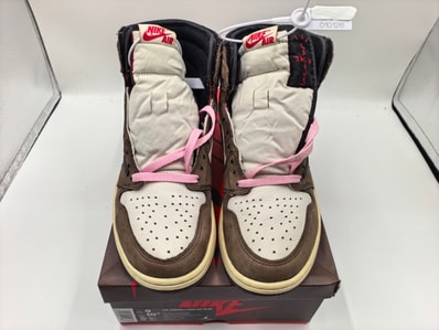Travis Scott × Nike Air Jordan 1 Retro High OG TS SP "Sail/Dark Mocha"