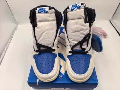 Travis Scott × fragment design × Nike Air Jordan 1 Retro High OG SP "Military Blue"