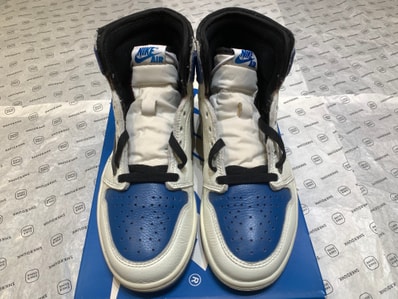 Travis Scott × fragment design × Nike Air Jordan 1 Retro High OG SP "Military Blue"