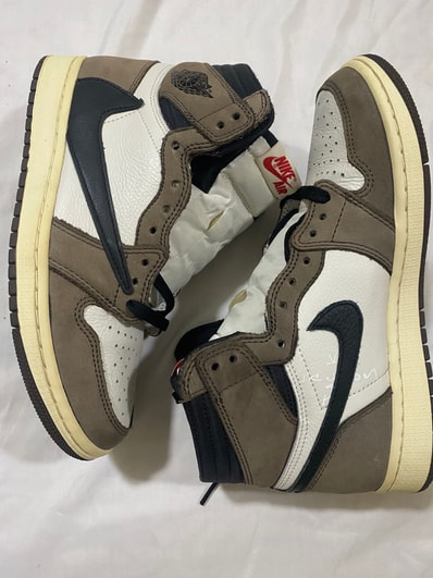 Travis Scott × Nike Air Jordan 1 Retro High OG TS SP "Sail/Dark Mocha"