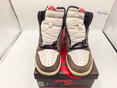 Travis Scott × Nike Air Jordan 1 Retro High OG TS SP "Sail/Dark Mocha"