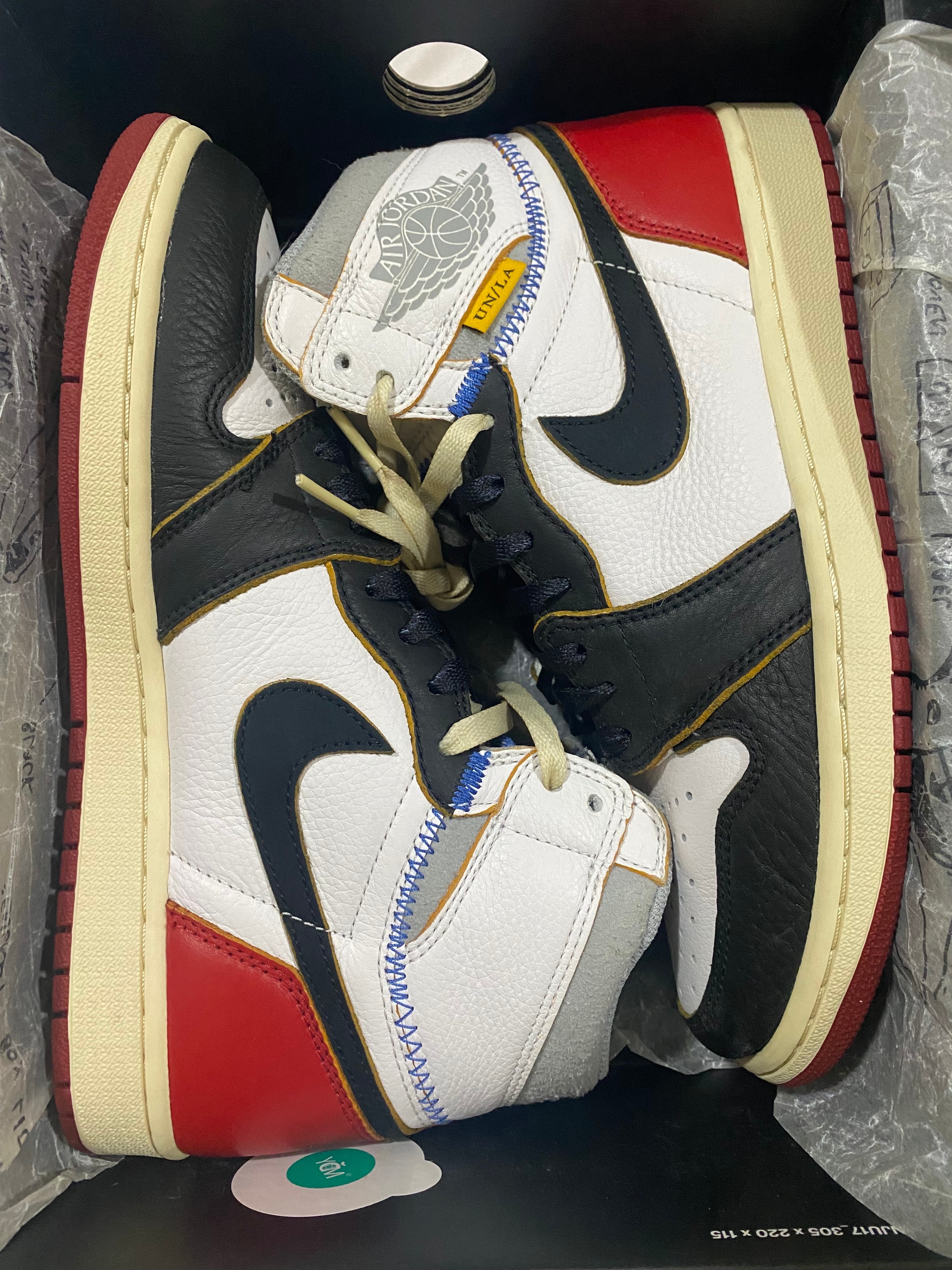 UNION × Nike Air Jordan 1 Retro High OG NRG "Varsity Red/Wolf Grey"