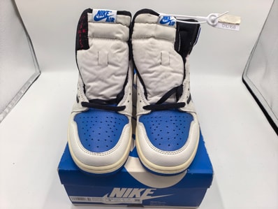 Travis Scott × fragment design × Nike Air Jordan 1 Retro High OG SP "Military Blue"