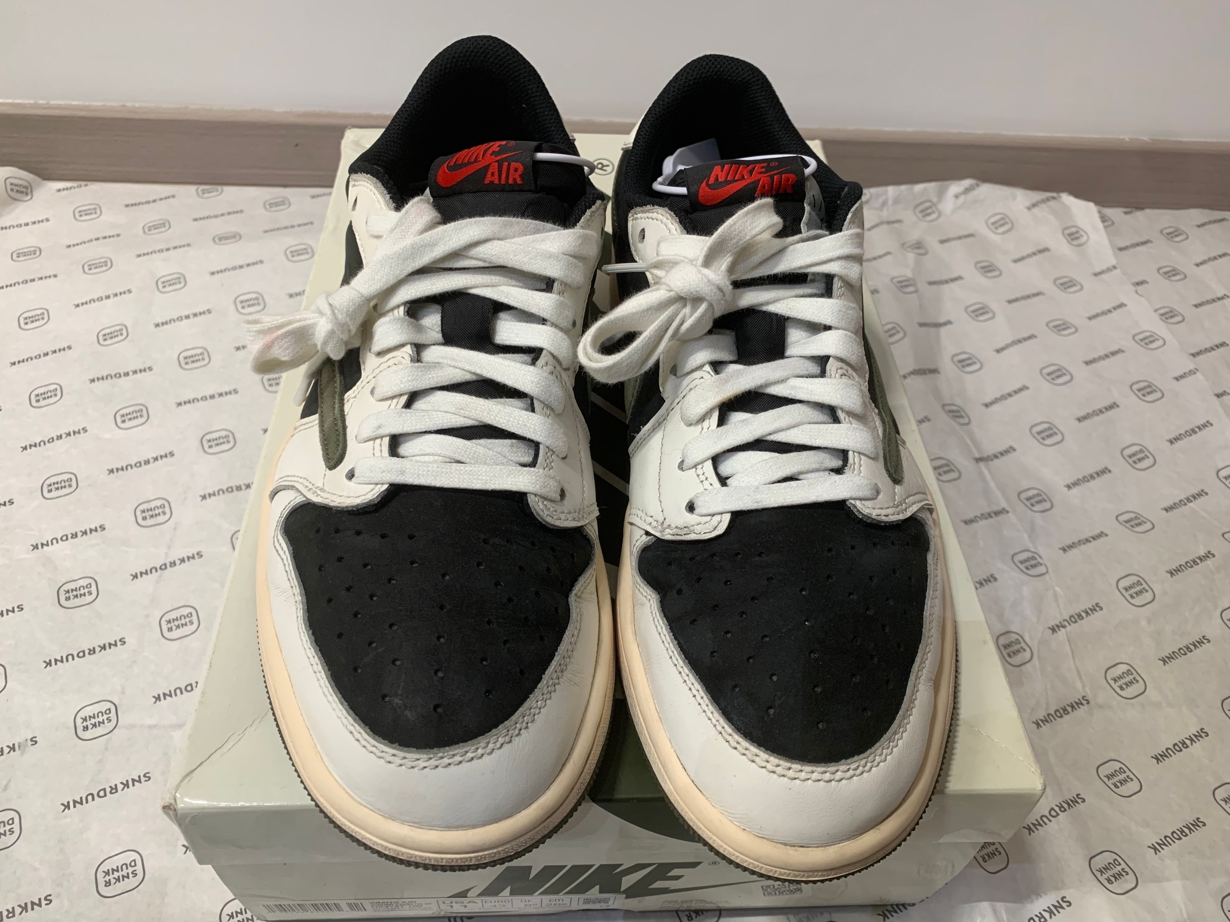 Travis Scott × Nike Women's Air Jordan 1 Low OG "Medium Olive"