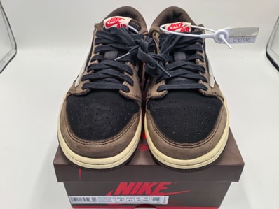 Travis Scott × Nike Air Jordan 1 Low OG SP-T "Black/Dark Mocha"