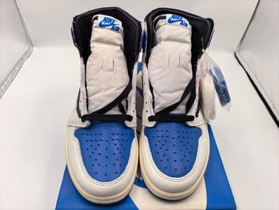 Travis Scott × fragment design × Nike Air Jordan 1 Retro High OG SP "Military Blue"